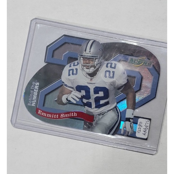 Emmitt Smith 1999 Score Supplemental Behind The Numbers 0557/1000 #BN22 HOF - Picture 1 of 2